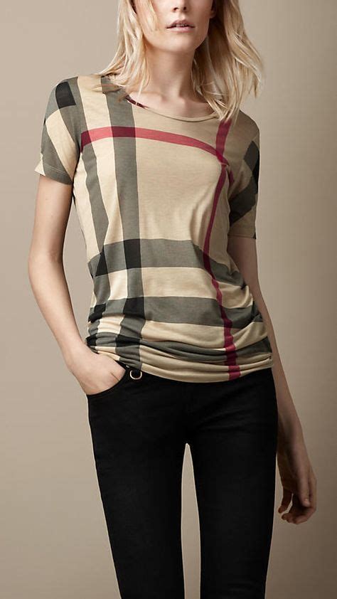 burberry ladies polo tee|burberry plaid women's shirt.